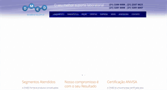 Desktop Screenshot of dmed.com.br