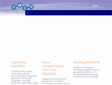 Tablet Screenshot of dmed.com.br